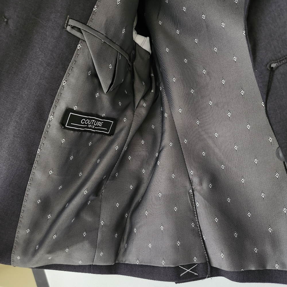 FABIAN Couture 1910 BOY’s Power Stretch Suit Separates in Charcoal - BLAZER 6B - Picture 10 of 16